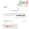 editable template, Russia Tinkoff bank account closure reference (USD) letter template in Word and PDF format (in English)