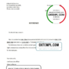 editable template, Peru Citibank bank account closure reference letter template in Word and PDF format