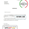 editable template, Jordan Commercial bank account closure reference letter template in Word and PDF format
