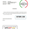editable template, Korea BNK bank account closure reference letter template in Word and PDF format