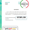 editable template, Azerbaijan Amrahbank bank account closure reference letter template in Word and PDF format