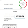editable template, Mexico Inbursa bank account closure reference letter template in Word and PDF format
