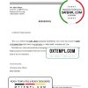 editable template, Mongolia Arig Bank bank account closure reference letter template in Word and PDF format