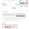 editable template, Norway Luster Sparebank bank account closure reference letter template in Word and PDF format