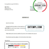 editable template, Norway DNB Nor Bank bank account closure reference letter template in Word and PDF format