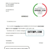 editable template, Libya Central Bank of Libya bank account closure reference letter template in Word and PDF format