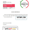 editable template, Montenegro Addiko Bank bank account closure reference letter template in Word and PDF format