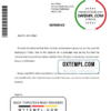 editable template, Montenegro Atlasmont banka bank account closure reference letter template in Word and PDF format