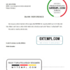 editable template, Nicaragua Banco Ficohsa bank account closure reference letter template in Word and PDF format