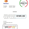 editable template, Netherlands Rabobank bank account closure certificate template in Word and PDF format