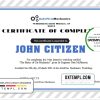 editable template, USA Car Workshop Experience  Certificate template in Word and PDF format