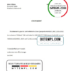 editable template, Netherlands Citibank account closure certificate template in Word and PDF format
