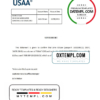editable template, USA USAA bank account closure reference letter template in Word and PDF format
