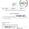 editable template, USA SunTrust bank account closure reference letter template in Word and PDF format