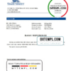 editable template, USA State Street bank account closure reference letter template in Word and PDF format