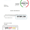 editable template, USA Springside Mortgage bank account closure reference letter template in Word and PDF format