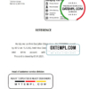 editable template, USA Howard Bank bank account closure reference letter template in Word and PDF format