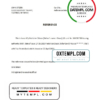 editable template, USA Five Points Bank bank account closure reference letter template in Word and PDF format