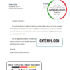editable template, Bulgaria First Investment bank account closure reference letter template in Word and PDF format