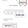 editable template, USA Citizens Bank bank account closure reference letter template in Word and PDF format