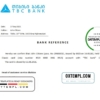 editable template, Georgia TBC bank account closure reference letter template in Word and PDF format