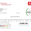 editable template, Germany Sparkasse bank account closure reference letter template in Word and PDF format