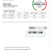 editable template, United Kingdom LHV Group bank statement in Excel and PDF format