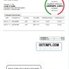 editable template, United Kingdom LHV Group bank statement in Word and PDF format