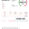 editable template, United Kingdom West Repair Inc invoice template in Word and PDF format, fully editable