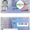 Lithuania (Litva) driver license PSD template