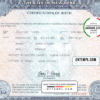 editable template, USA New York state birth certificate template in PSD format, fully editable