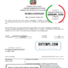 editable template, Dominican Republic divorce certificate template in Word format