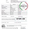 editable template, Australia Australian Capital Territory marriage certificate template in Word format