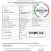 editable template, Australia Northern Territory of Australia marriage certificate template in Word format
