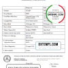 editable template, Australia South Australia marriage certificate template in Word format