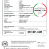editable template, Australia Jervis Bay Territory death certificate template in Word format