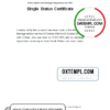 editable template, Australia New South Wales divorce certificate template in Word format