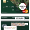 editable template, Angola Comercial Bank mastercard template in PSD format, fully editable