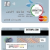 editable template, Belgium Keytrade bank mastercard template in PSD format, fully editable