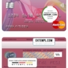 editable template, Bosnia and Herzegovina Addiko bank mastercard template in PSD format, fully editable