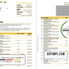editable template, Australia Commonwealth bank statement template in Word and PDF format, 23 pages