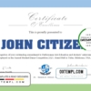 editable template, USA Dance certificate template in Word and PDF format