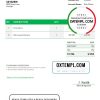 editable template, Georgia Lifeline Corporation invoice template in Word and PDF format, fully editable