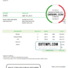 editable template, USA IC and SM Co. invoice template in Word and PDF format, fully editable