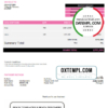 editable template, USA LJ Builders Co. invoice template in Word and PDF format, fully editable