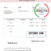 editable template, USA Portland Construction invoice template in Word and PDF format, fully editable