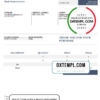editable template, USA Sheryl N. London invoice template in Word and PDF format, fully editable