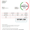 editable template, USA Venn Shipping invoice template in Word and PDF format, fully editable