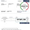 editable template, USA Black Tulip Studio invoice template in Word and PDF format, fully editable