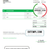 editable template, USA Checkpoint Living invoice template in Word and PDF format, fully editable